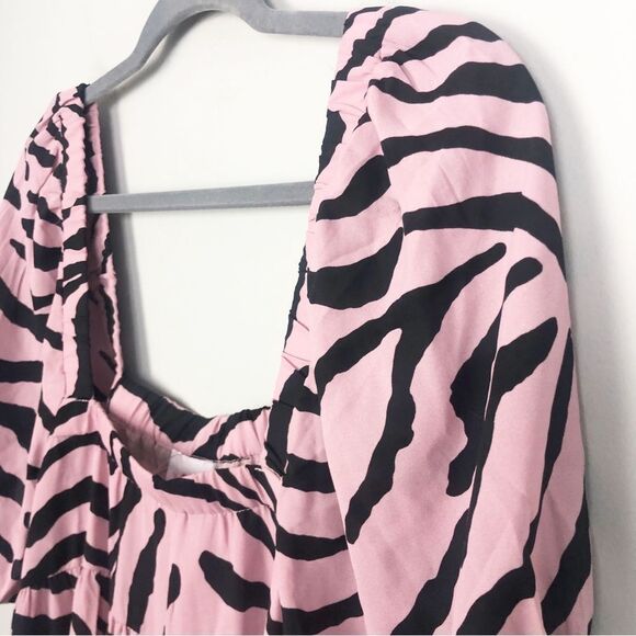 BUDDY LOVE | NEW Becca Dress in Savannah Pink Black Zebra Print Women’s Size XS - Picture 5 of 14